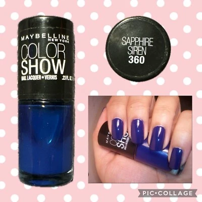 Maybelline Color Show Nail Lacquer - #360 Sapphire Siren - 0.23oz - Image 1 of 2