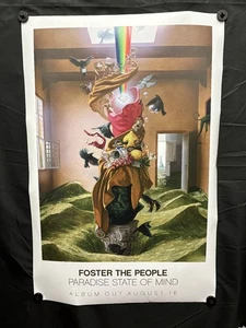 Foster The People - Paradise State of Mind - Album Promo Poster Flat 24" x 36" - Picture 1 of 1