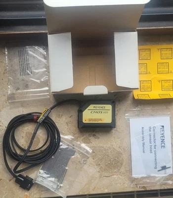 Keyence GV-H450 Lasersensor Neu | CMOS Messkopf 160–450 mm | IP67 | OVP - Image 1 of 4