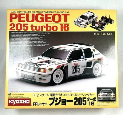 Kyosho Vintage Peugeot 205 Turbo 16 1:12 Scale Car Series VHTF -READ DESCRIPTION - Image 1 of 4