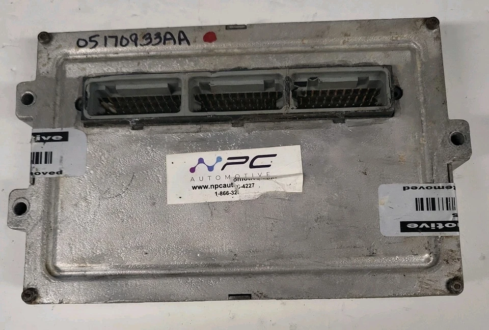 05170933AA - 02 DODGE DAKOTA 3.9L  ECM PCM  - Image 1 of 3
