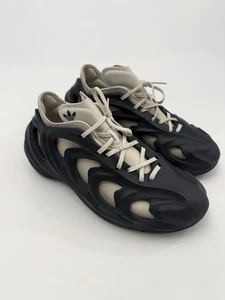 Adidas ADIFOM Q Foam Schuhe Gr. 11 Legend Ink Aluminium schwarz HQ4324 - Bild 1 von 14