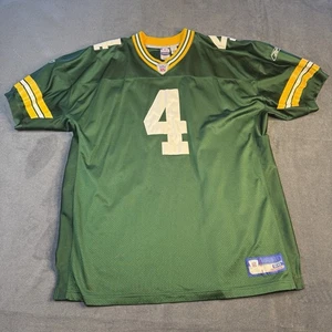 Vintage Reebok NFL Green Bay Packers Brett Favre 4 Trikot Herren Gr. 56 - Bild 1 von 11
