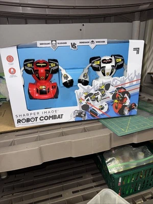 Sharper Image Remote Control (RC) Robot Fighting Set Multiplayer Brand New - Image 1 of 4