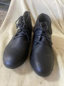 Refresh women's shoes bootie black All Man Made leather Size 7 New - Bild 1 von 4