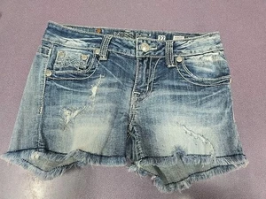 Miss Me Jeansshorts Jeansblau Damen Größe 27 - Bild 1 von 5