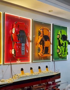 31.5" LED Display wall mount frame for LEGO 42143 Ferrari DAYTONA SP3 (Style A) - Picture 1 of 12
