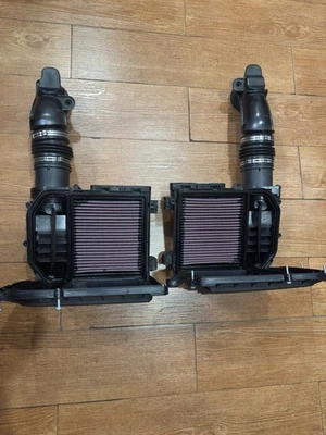 Cajas de admisión de aire dobles Mercedes-Benz OEM + conductos + mangueras + filtros (juego completo) Foto 1 de 4