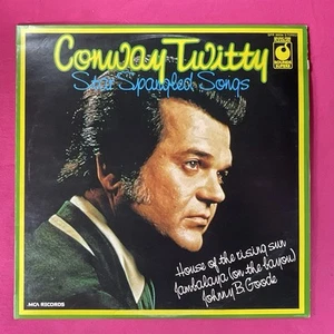 Conway Twitty Vinyl 12" LP. Star Spangled Songs Vinyl Record - Picture 1 of 6