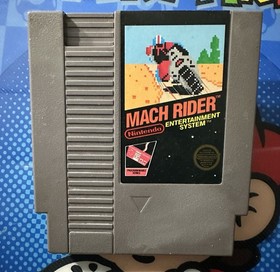 Mach Rider [5-Screw] (Nintendo NES, 1985) TESTED Authentic WORKS