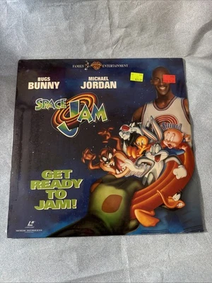 SPACE JAM LASERDISC MICHAEL JORDAN LOONEY TUNES ANIMATION NBA NEW SEALED - Image 1 of 3