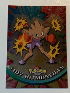 2000 Topps Pokemon TV #107 Hitmonchan (F) Silberfolie KOSTENLOSER KOMBINIERTER VERSAND - Bild 1 von 2