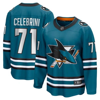 Macklin Celebrini San Jose Sharks Jersey Home - Image 1 of 3