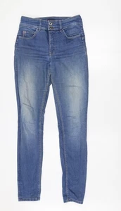 Salsa Push In Secret Skinny Jeans Damen Blau UK 10 W30 L32 - Bild 1 von 12