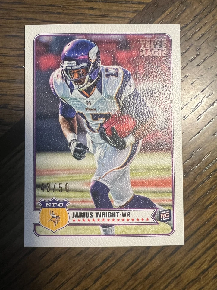 2012 Topps Magic - Jarius Wright #149 Mini (RC) Pigskin /50 - Image 1 of 1