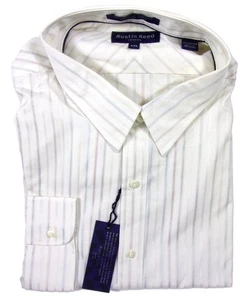 NEW MEN'S 2XL AUSTIN REED LONDON 100% COTTON LONG SLEEVE SHIRT - NEW  WITH TAGS - Picture 1 of 3
