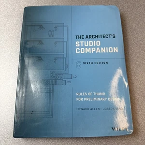 BOOK B7 Architect's Studio Companion 6th Edition Paperback Textbook WILEY USED - Picture 1 of 5
