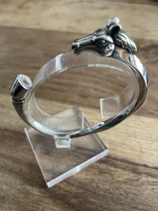 Bracciale Vichingo Acciaio Inox Testa di Cavallo Cosplay Pesante Alta Qualità - Foto 1 di 5