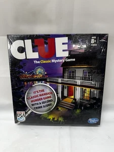 Clue The Classic Mystery Game Hasbro 2° scena del crimine nuovo con scatola 3-6 giocatori - Foto 1 di 3