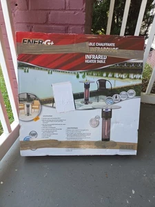 Mesa de bistró calentador eléctrico infrarrojo EnerGplus para exteriores - Imagen 1 de 4