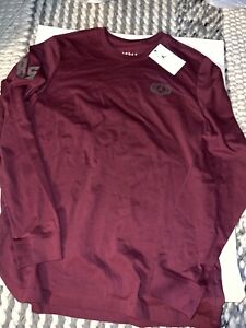 NWT Men's JORDAN Holiday Long Sleeve T-Shirt Burgundy Sz M-3XL $45 DV1465-680
