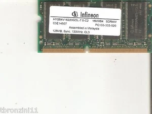 INFINEON - HYS64V16220GDL-7.5-C2 - SDRAM - 128MB - Picture 1 of 1