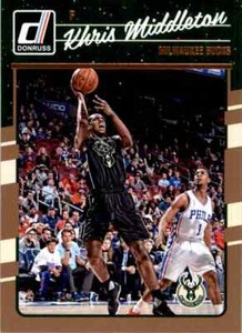 2016-17 Panini Donruss Khris Middleton Milwaukee Bucks #7