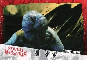 Tarjeta base paralela roja de Stranger Things al revés, justo aquí (18) #27/50 - Imagen 1 de 2
