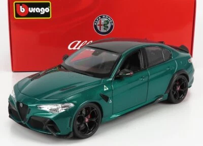 MODELLINO AUTO STATICO DIECAST ALFA ROMEO GIULIA GTA 2020 VERDE SCALA 1/18 - Immagine 1 di 4