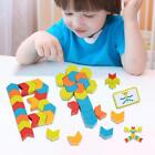30 Pieces Wooden  3D Early Education Learning Assembling for Kids