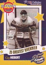 2006-07 Peoria Rivermen 25 Greatest #9 Guy Hebert