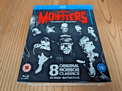 Universal Classic Monsters: The Essential Collection Blu-ray - 8 Disc UK Import - Image 1 of 3