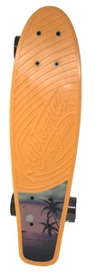 Kryptonics Originals Torpedo Skateboard Peach Board 22.5" Sunset Palm Trees 1965 - Picture 1 of 13