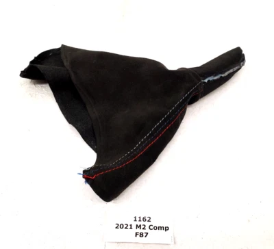 ✅ Tampa de alça de freio de mão para bota BMW F80 F82 F83 M3 M4 fabricante de equipamento original couro Alcantara * - Imagem 1 de 4