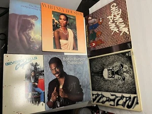Lot Of 6- Vinyl Records LP’s- Santana, Whitney Houston, Eddie Murphy, Moody Blue - Picture 1 of 8