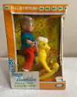 Vtg 1968 Ideal Toddler Thumbelina Doll Pull String Rocking Horse  Damaged Box