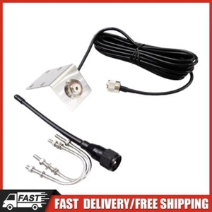 VHF Marine Antenna L Shape Bracket Stubby Boat Antenna External Antenna for Boat - Zdjęcie 1 z 12