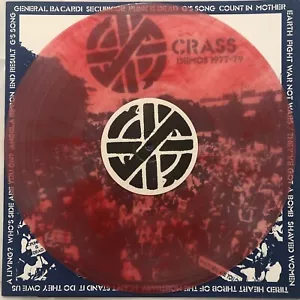 Crass - Demos 1977-79 Original 2007 1st Press - Red Translucent Vinyl - PROMO - Picture 1 of 20