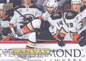 19/20 UD...ADAM HENRIQUE...CANVAS...CARD # C79...DUCKS...FREE COMBINED SHIPPING - Picture 1 of 1