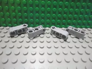 Lego 4 Luz Gris Azulado Eje Técnico y 2 Pin Agujero Conector NUEVO - Imagen 1 de 1
