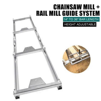 Professional Milling Rail System Log Chainsaw Mill Guide Set Ladder 9FT 2.7m - Image 1 of 4