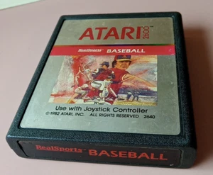 REAL SPORTS BASEBALL Atari Cartridge Tested - Picture 1 of 5