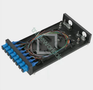 8 core SC SM UPC adapter 8 Port Patch Panel Pigtai Mini Fiber Optic Terminal Box - Afbeelding 1 van 1