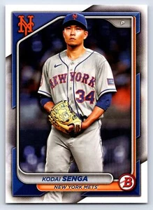 2024 Bowman Paper Kodai Senga #1 New York Mets - Bild 1 von 2