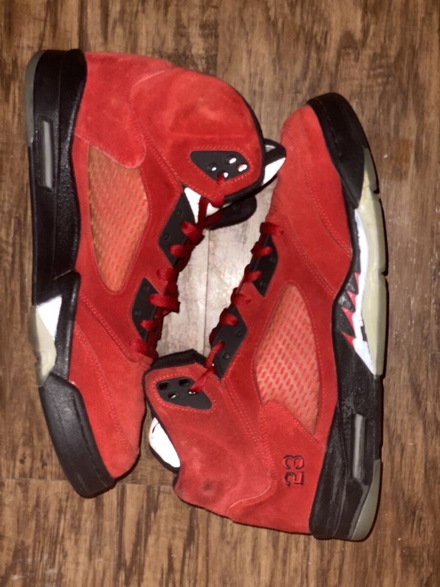 Jordan 5 Retro Raging Bull Red Suede | eBay Jordan 5 Retro Raging Bull Red Suede | eBay