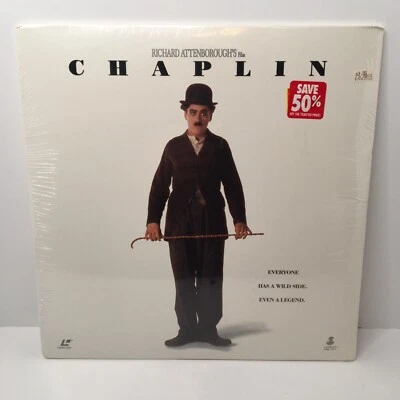 Richard Attenborough's CHAPLIN Laserdisc Sealed!!! 2 disc, Robert Downey Jr. - Image 1 of 2
