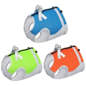 Escape-proof Dog Mesh Vest Ice-Silk Cooling Clothes Reflective Dog Vest Harness - Picture 1 of 20