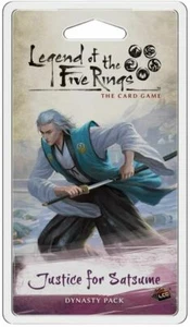 JUSTICE FOR SATSUME Dynasty Pack (L5C21 L5R) Factory Sealed NEW - Picture 1 of 1