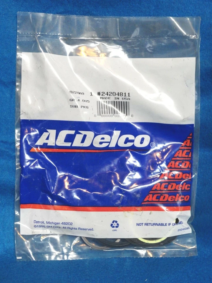 Genuíno AC DELCO ~ KIT DE JUNTA DE TRANSMISSÃO ~ PEÇA # 24204811 ~ NOVO NO PACOTE  - Imagem 1 de 4