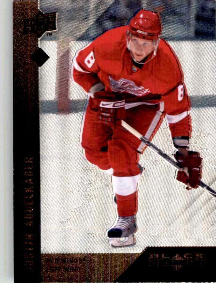 2009-10 Upper Deck Black Diamond Justin Abdelkader #8 - Image 1 of 2